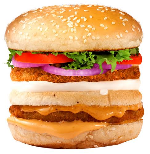 double ducker Veg burger